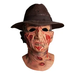 Trick Or Treat Studios A Nightmare on Elm Street - Deluxe Freddy Krueger Mask with Fedora Hat