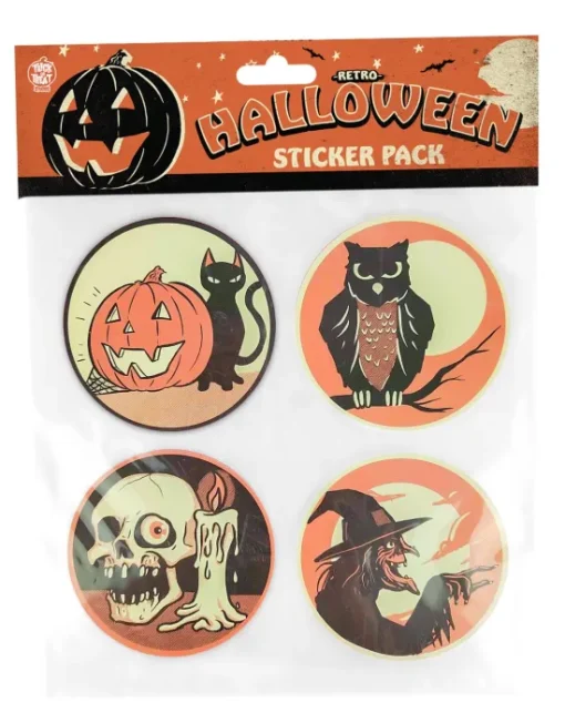 Trick Or Treat Studios Classic Halloween Sticker Pack (4 ct)