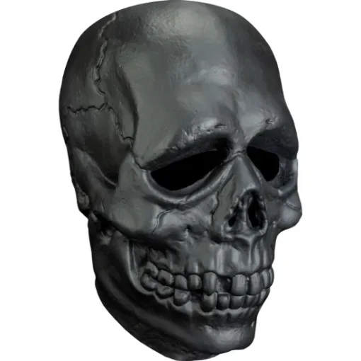Trick Or Treat Studios Don Post - Black Skull Mask (Vinyl)