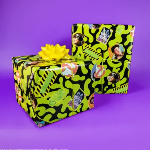 Trick Or Treat Studios Ghostbusters - Retro Cheese Wrapping Paper
