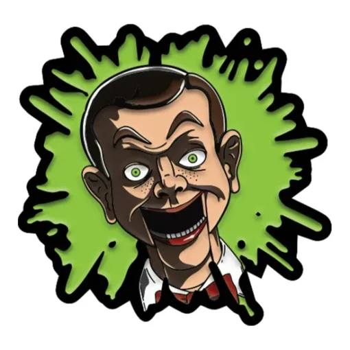 Trick Or Treat Studios Goosebumps - Slappy Enamel Pin