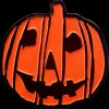 Trick Or Treat Studios Halloween 2018 Pumpkin Logo Enamel Pin