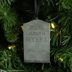 Trick Or Treat Studios Holiday Horrors - Halloween (1978) - Judith Myers Tombstone Ornament