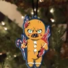 Trick Or Treat Studios Holiday Horrors - Krampus - Gingerbread Man Metal Ornament
