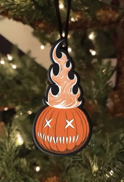 Trick Or Treat Studios Holiday Horrors - Trick 'r Treat Sam O'Lantern Pumpkin Metal Ornament