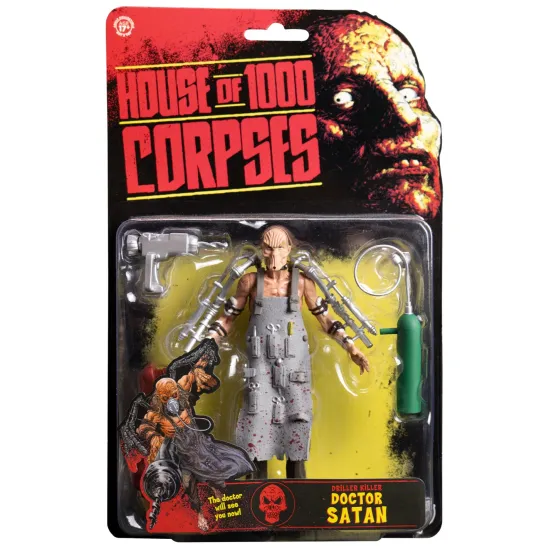 house_of__corpses__drille_SKUctszK6150d_7.webp Trick Or Treat Studios House of 1000 Corpses - Driller Killer Doctor Satan - 5" Action Figure