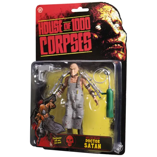house_of__corpses__drille_SKUctszK6150d_8.webp Trick Or Treat Studios House of 1000 Corpses - Driller Killer Doctor Satan - 5" Action Figure