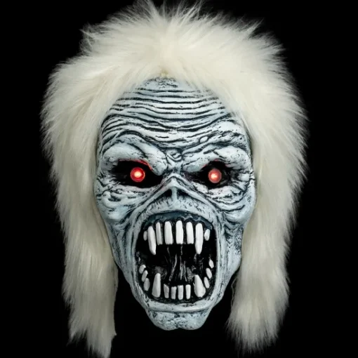 Trick Or Treat Studios Iron Maiden - Bass Beast Mask with Light Up Eyes (Vinyl)