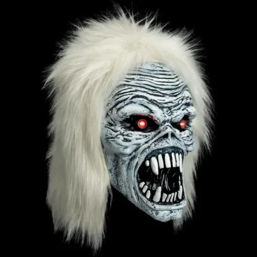Trick Or Treat Studios Iron Maiden - Bass Beast Mask with Light Up Eyes (Vinyl)