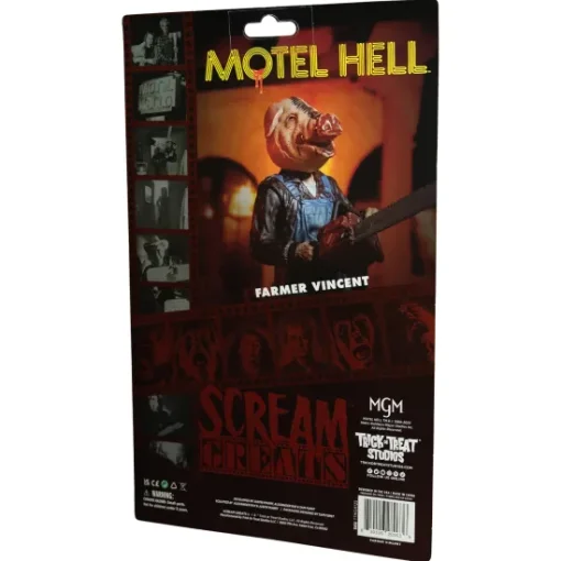 Trick Or Treat Studios Scream Greats - Motel Hell - Farmer Vincent 8" Figure