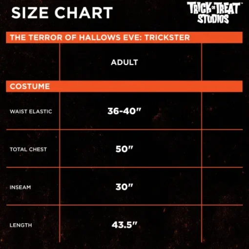 Trick Or Treat Studios The Terror of Hallows Eve - Trickster Costume