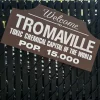 Trick Or Treat Studios Toxic Avengers - Tromaville Wood Sign