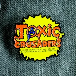 Trick Or Treat Studios Toxic Crusaders - Logo Enamel Pin