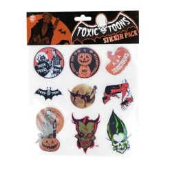 Trick Or Treat Studios Toxictoons Sticker Pack (9 ct)