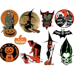Trick Or Treat Studios Toxictoons Sticker Pack (9 ct)